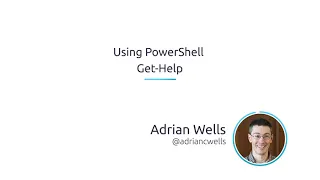Using PowerShell Get-Help