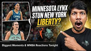 Minnesota Lynx STUN New York Liberty? | Biggest Moments & WNBA Reactions Tonight