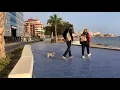 Download Lagu Benidorm old town beach to balcón Mediterráneo walk with Lauren and Rio filmed live in Benidorm