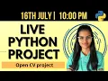 LIVE Python project coding Python live stream fun with data science projects for beginners