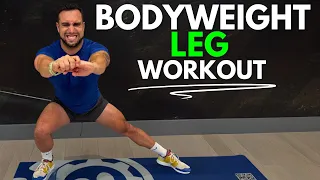Bodyweight Leg Workout At Home | Tempo Toughness!