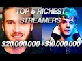 TOP 5 RICHEST STREAMERS AND THEIR NET WORTH Twitch Streamers