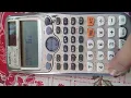 All type of error of casio fx-991 Es