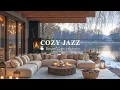 Download Lagu Cozy Winter Jazz ⛄ Tranquil Morning Winter With Slow Jazz \u0026 Warm Fireplace For Winter Ambience