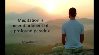 Download Adyashanti: Meditation as an embodiment of a profound paradox \u0026 Adya's sharing of direct experience MP3