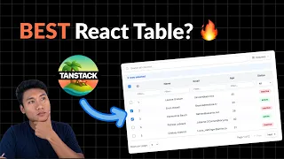 The BEST React Table Library TanStack Table
