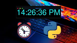 Python Tutorial - How to create a digital clock using python and tkinter