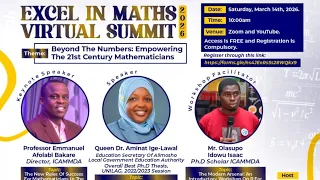 EXCEL IN MATHS VIRTUAL SUMMIT 2026