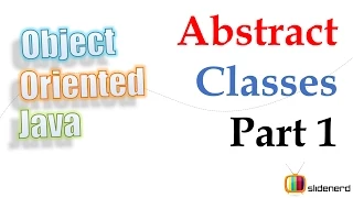 60 Java Abstract Classes Part 1