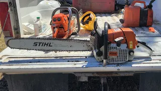 ITS BEEN TOO LONG SINCE I RAN THIS SAW STIHL 044