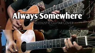 always somewhere scorpion acoustic guitar cover by akbar