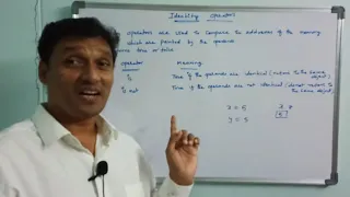 Identity Operators in Python is is not Operators in Python Operators Python Tutorial Telugu