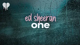 Download ed sheeran - one (lyrics) MP3