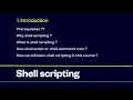 01 Linux Shell script Introduction