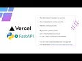 How to solve THE SERVERLESS FUNCTION HAS CRASHED while deploying in the vercel platform