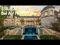 Inside a SPECTACULAR 18 8M Classic Bel Air Manor Los Angeles Property Tour