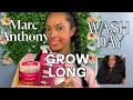 Was ay Routine to Avoid Breakage - Marc Anthony Grow Long Review on long 3b 3c hair natural hair
