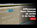 Hisense A4 Series vs A6 Series Which TV Offers the Best Value