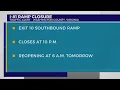 VDOT Temporary traffic shift near Exit 10 on I-81