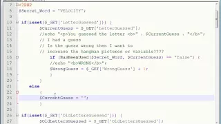 HangMan in PHP How to check for a wrong guess