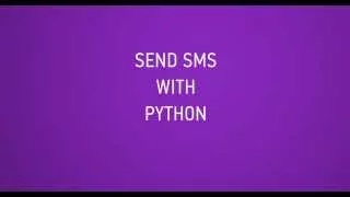 How to Send SMS Python using Sinch