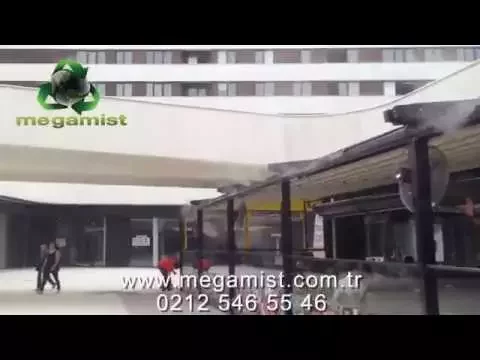 معاينة فيديو MEGAMIST: Kafe Açık Alan Serinletme ve Soğutma