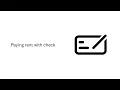 How to pay rent by check with Bilt