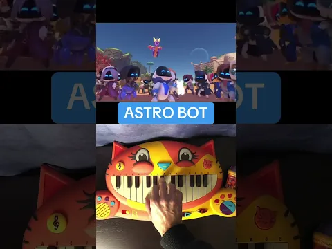 ASTROBOT THEME BUT ON A CAT PIANO