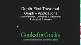 Applications of Depth First Search GeeksforGeeks