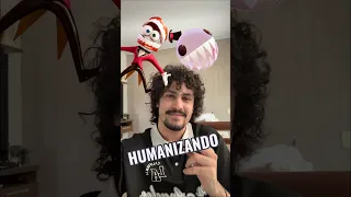 Caim e Bolha HUMANOS!!! The Amazing Digital Circus | quem eu humanizo agora? #arte #desenho #shorts