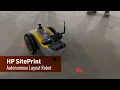 Mortenson Project Site HP SitePrint Autonomous Layout Robot