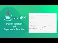 JavaFX and Scene Builder - Drawing Power and Exponential Function