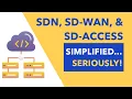 SDN, SD-WAN, \u0026 SD-Access Simplified... Seriously!