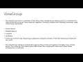 View and ViewGroup in Android UR Module 3 Lecture 4 ZE - 225
