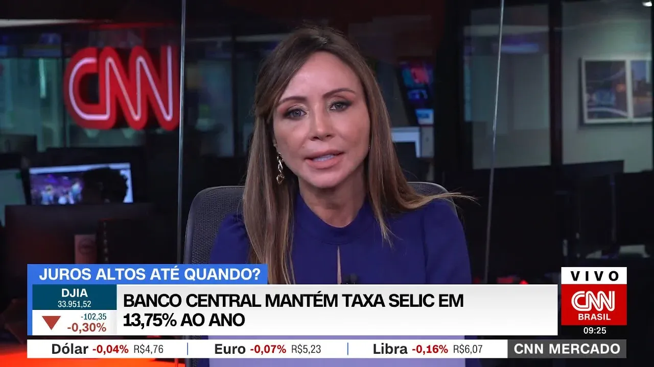CNN Mercado: Banco Central mantém taxa Selic em 13,75% ao ano | 22/06/2023