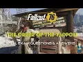 Fallout 76 The Order Of The Tadpole Mission All Exam Questions Answers