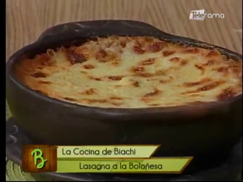 Lasagna a la boloñesa 