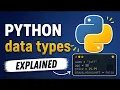 Python Data Types Made Simple Learn Python Step by Step