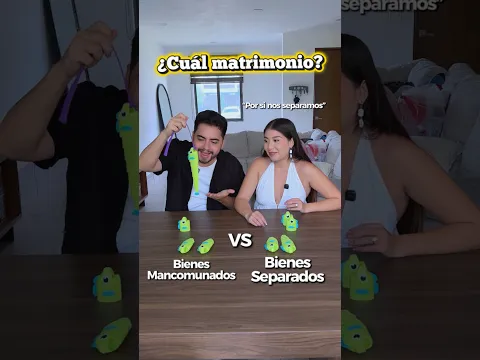 Bienes mancomunados VS separados!!! 😱🤡 #shorts