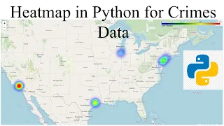 Heatmap for Crime Data in Python
