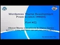 Wordpress Theme Development tutorial from scratch Part 22 Navigation Menu locations and menu items