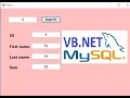 VB net Add MySQL extension and retrieve data from MySQL Database and display in textbooks