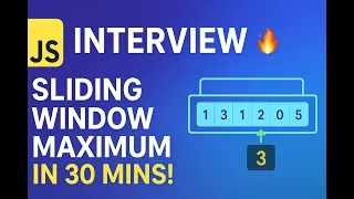 JS Interview I Solved LeetCode s Sliding Window Maximum Problem in Just 30 Minutes