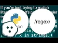 match text against multiple regex in python