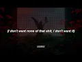 SZA - Far (Lyrics)