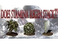 Does Stamina Regen Stack Dark Souls 3
