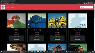 Superhero Hunter with marvel API coding ninjas