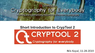 Short Introduction to CrypTool 2