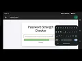 Password Strength Checker Using HTML CSS and JavaScript - Full Tutorial