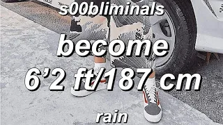 become 6 2 ft 187 cm subliminal booster